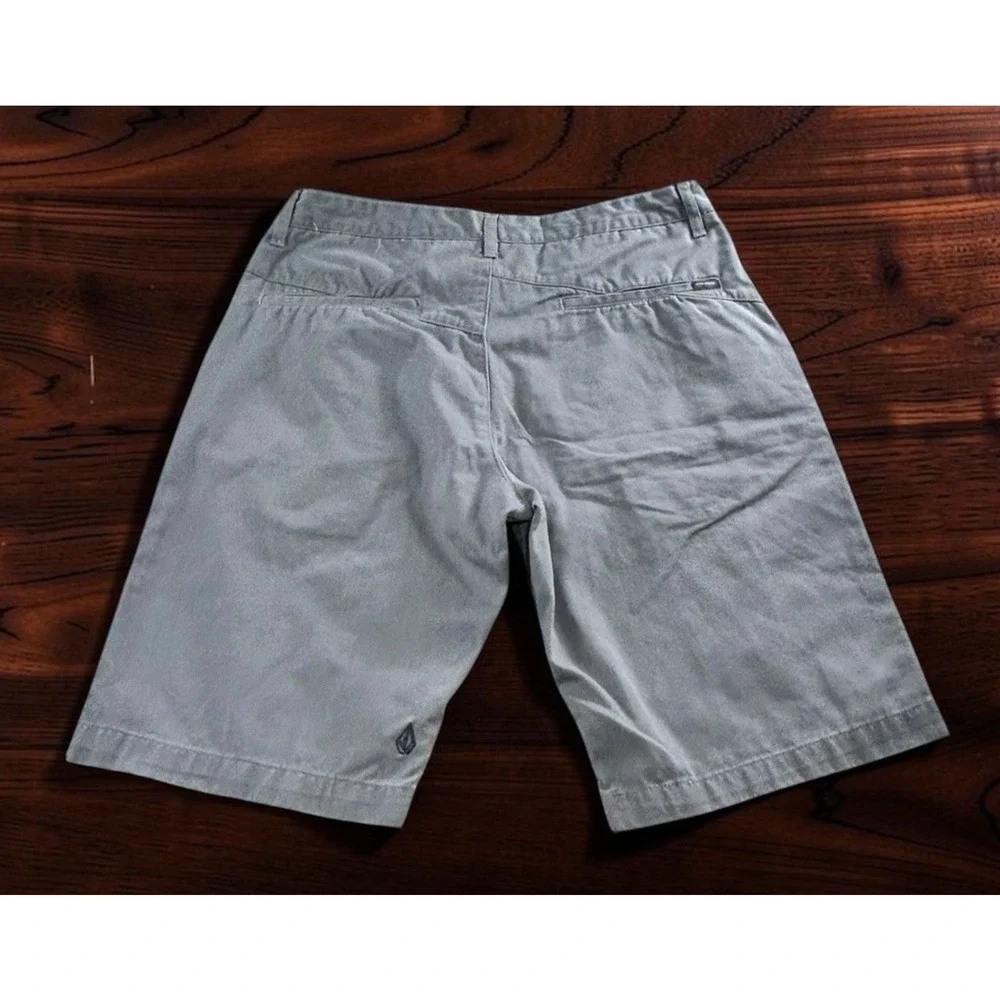 Men's Volcom Vmonty Grey Shorts Size 33 Skater Streetwear 10